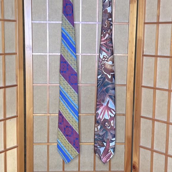 Wembley Necktie’s Ties 2 Abstract & Tropical Retro Necktie - Picture 1 of 7